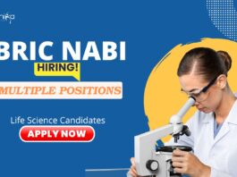 Research Jobs: NABI Recruitment 2025 - Multiple Positions | Life Science Candidates Apply Now | Biological Research Jobs
