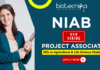 NIAB recruitment 2025 Project Associate II for research associate jobs and life science jobs.