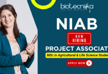 Project Associate II Vacancy at NIAB | Research Associate Jobs | Life Science Jobs NIAB recruitment 2025 Project Associate II for research associate jobs and life science jobs.