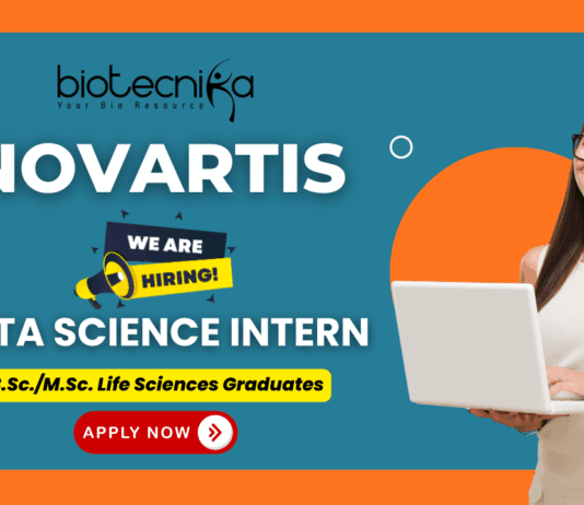 Novartis Intern Expert Data Science – Life Science Jobs India