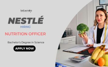 Life Science Jobs: Nestlé is Hiring a Nutrition Officer | Apply Now for Nestlé Career 