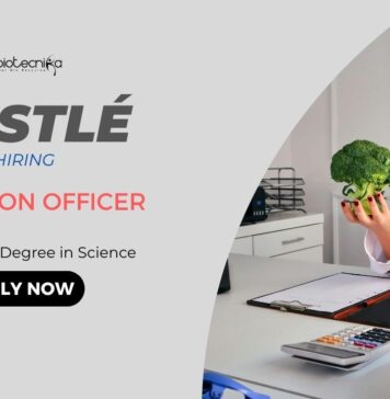 Life Science Jobs: Nestlé is Hiring a Nutrition Officer | Apply Now for Nestlé Career 