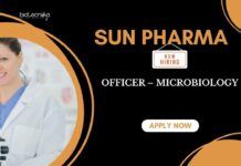 Sun Pharma is Hiring a Microbiologist – Apply Now Microbiology Jobs: Sun Pharma is Hiring an Officer – Microbiology | Apply Now for Sun Pharma Careers | Microbiology career
