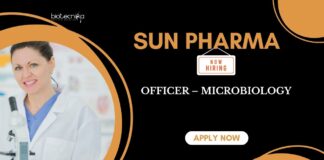 Sun Pharma is Hiring a Microbiologist – Apply Now Microbiology Jobs: Sun Pharma is Hiring an Officer – Microbiology | Apply Now for Sun Pharma Careers | Microbiology career