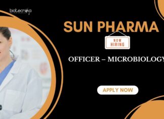 Sun Pharma is Hiring a Microbiologist – Apply Now Microbiology Jobs: Sun Pharma is Hiring an Officer – Microbiology | Apply Now for Sun Pharma Careers | Microbiology career