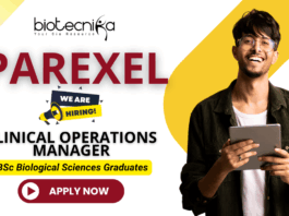 Parexel Clinical Operations Manager TMF job – clinical research jobs and clinical data management jobs