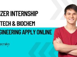 Biotechnology Internship 2025 at Pfizer