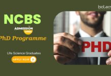 NCBS Recruitment: PhD Admissions Open for Life Science Graduates - Life Science Graduates Can Apply Now | PhD in Life Science