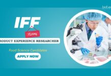 Food Tech Jobs in Bangalore – Apply Now for IFF Career Food Tech Jobs in Bangalore: IFF is Hiring a Product Experience Researcher | Food Science Candidates Apply Now | IFF Careers
