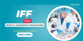 Food Tech Jobs in Bangalore – Apply Now for IFF Career Food Tech Jobs in Bangalore: IFF is Hiring a Product Experience Researcher | Food Science Candidates Apply Now | IFF Careers