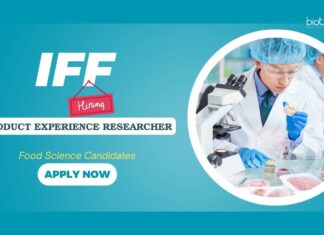 Food Tech Jobs in Bangalore – Apply Now for IFF Career Food Tech Jobs in Bangalore: IFF is Hiring a Product Experience Researcher | Food Science Candidates Apply Now | IFF Careers