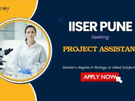 Research Jobs: Walk in Interview At IISER Pune for Project Assistant Position | MSc in Biology Candidates Are Eligible