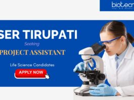 Project Assistant Jobs – IISER Tirupati Recruitment | Apply Now Project Assistant Jobs - IISER Tirupati Recruitment | BSc/MSc in Biotechnology or Related Fields Can Apply Now | Life Science Jobs