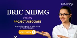 BRIC NIBMG Recruitment 2025 – Project Associate Jobs in Life Sciences | MSc in Life Science/ Bioinformatics Apply Now | Life Science Jobs