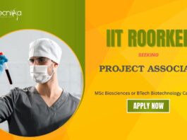 Project Associate Jobs: IIT Roorkee Recruitment Seeking Project Associate | Apply Now for Life Science Jobs