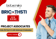 Project Associate Jobs at BRIC–THSTI | Life Science Research & Clinical Careers Project Associate jobs at BRIC–THSTI – Life science research and clinical project manager roles 2025