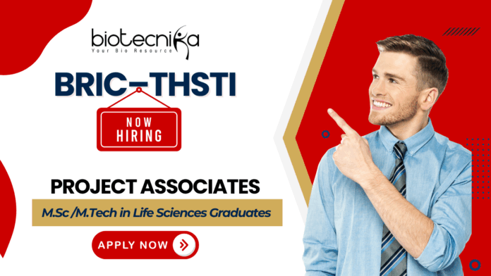 Project Associate jobs at BRIC–THSTI – Life science research and clinical project manager roles 2025 Project Associate jobs at BRIC–THSTI – Life science research and clinical project manager roles 2025