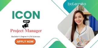 Life Science Jobs: Icon is Hiring for Project Manager Job Role | Bachelor's in Life Sciences Can Apply Now | Icon Career