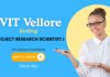 Research Jobs: VIT Vellore Seeking a Project Research Scientist | Apply Now for Life Science Research | VIT Career