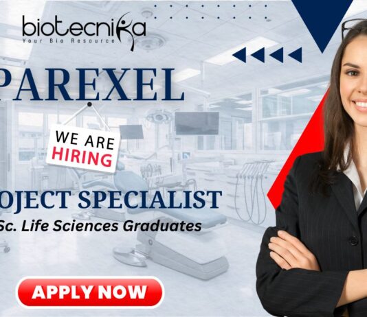 Project Specialist Job at Parexel – Clinical Research Careers India