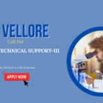 Research Jobs: VIT Vellore Call for Project Technical Support | Masters in Life Science Can Apply Now for VIT Career | Microbiology Research