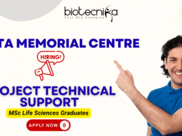 Project Technical Support III recruitment for research assistant jobs and life science jobs in biomedical research.