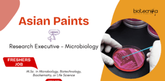 Microbiology Jobs For Freshers at Asian Paints. Apply Now For a Research Executive Role. Life Sciences Research job in Navi Mumbai.