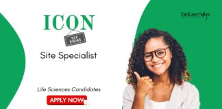 Life Sciences Job at ICON. Apply Now For Site Specialist Role. Life Sciences opportunities & contract management jobs in Clinical Research.