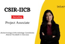 Project Associate Job at CSIR-IICB. Biotechnology & Microbiology Candidates, Attend the Walk-in Interview. Job in Kolkata.