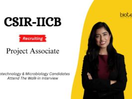 Project Associate Job at CSIR-IICB. Biotechnology & Microbiology Candidates, Attend the Walk-in Interview. Job in Kolkata.