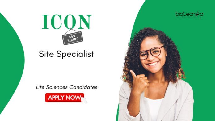 Life Sciences Job at ICON. Apply Now For Site Specialist Role. Life Sciences opportunities & contract management jobs in Clinical Research.