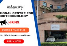 RCB Recruitment 2025: Apply for Project Associate-II Position in Biotechnology RCB Recruitment 2025: Apply for Project Associate-II Position in Biotechnology