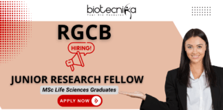 RGCB JRF Recruitment 2025 | Biotech Jobs for Life Science Students RGCB recruitment 2025 for JRF position – biotech jobs for life science students