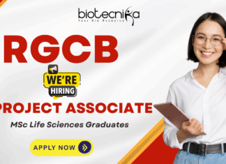 RGCB Project Associate-I Recruitment 2025 – Exciting Research Jobs for Life Science Graduates RGCB Project Associate-I recruitment 2025 – research jobs for life science graduates
