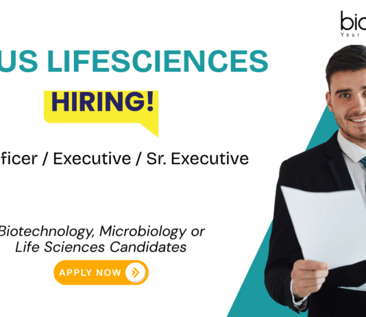 Quality Assurance Job at Zydus Lifesciences. Biotechnology Candidates, Attend the Walk-in Interview. Job in Ahmedabad.