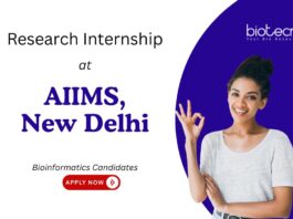 Research Internship at AIIMS, New Delhi. Bioinformatics Candidates, Apply Now. Research on Bioinformatics and Cognitive Data Science.
