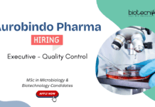 Quality Control Job at Aurobindo Pharma. Microbiology & Biotechnology Candidates , Apply Now. Job in Hyderabad.