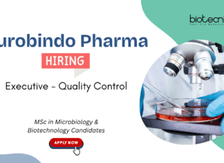 Quality Control Job at Aurobindo Pharma. Microbiology & Biotechnology Candidates , Apply Now. Job in Hyderabad.