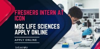MSc Life Sciences Internship at ICON