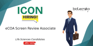 Life Sciences Jobs at ICON. Apply Now For eCOA Screen Review Associate Role. Review eCOA screenshots, ensure quality, and manage projects.