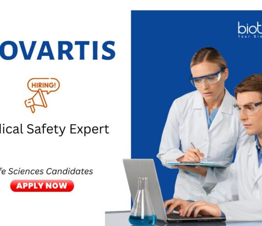 Clinical Research Jobs at Novartis. Medical Safety Expert Role. Life Sciences Candidates, Apply Now. Career in Hyderabad