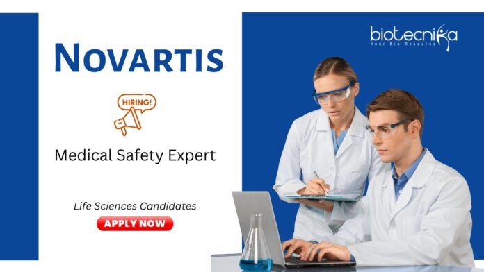 Clinical Research Jobs at Novartis. Medical Safety Expert Role. Life Sciences Candidates, Apply Now. Career in Hyderabad
