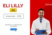 Clinical Research Jobs at Eli Lilly | Apply Now For Associate – CDS Role Clinical Research Jobs at Eli Lilly. Jobs in Bangalore. Associate – CDS Position. Clinical Research and Life Sciences Careers.