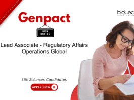 Regulatory Affairs Associate Job at Genpact. Life Sciences Candidates with knowledge of ICH/FDA guidelines and eCTD structure, Apply.