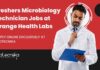 Freshers Microbiology Job Vacancies