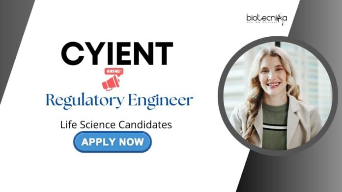 Regulatory Affairs Jobs: Cyient is Hiring a Regulatory Engineer | Apply Now for Life Science Jobs | Cyient Career
