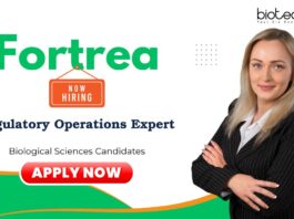 Life Science Jobs: Fortrea is Hiring a Regulatory Operations Expert | Apply Now for Biological Sciences Jobs | Fortrea Career
