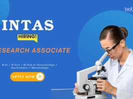 Life Science Jobs: Intas Pharma Hiring a Research Associate | Life sciences Candidates Can Apply Now for Intas Career | Scientist Jobs