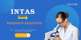 Intas Hiring Life Science Graduates – Apply Now Life Science Jobs: Intas Pharma Hiring a Research Associate | Life sciences Candidates Can Apply Now for Intas Career | Scientist Jobs
