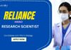 Reliance Industries Hiring Research Scientist – PhD Life Science candidates Apply Now Research Jobs: Reliance Industries is Hiring a Research Scientist | Apply Now for Reliance Careers | Life Science Jobs